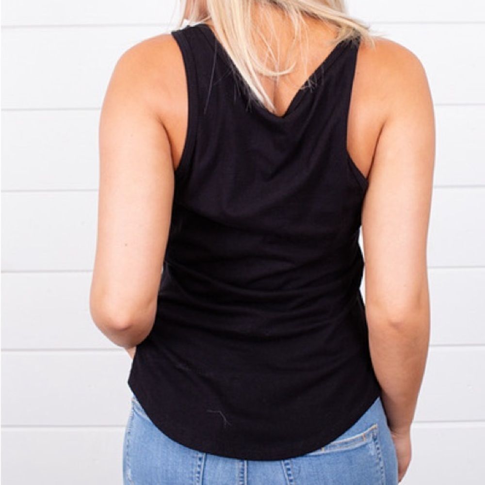 Z Supply NWT The Perfect Tank in Black-‎ size S- cotton- layer perfect - Picture 5 of 12